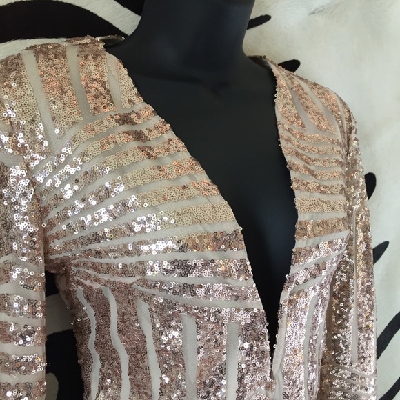 Gold Sequin Dress - Picture 2 of 3